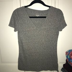 Light Grey V-neck